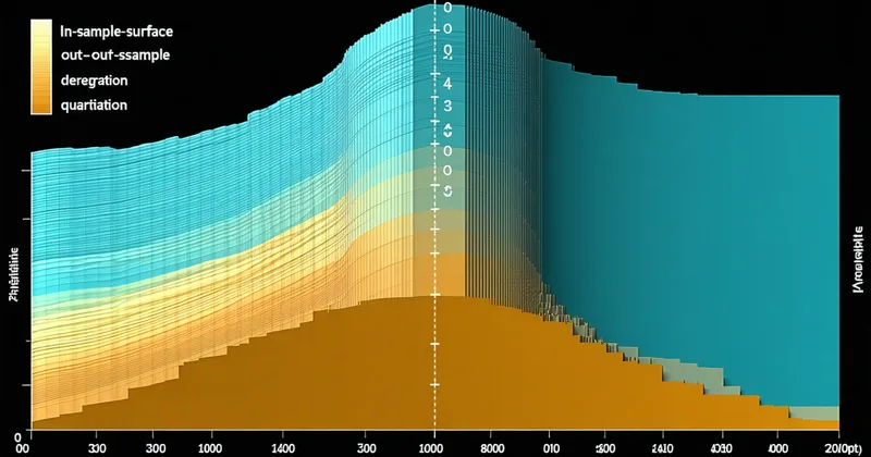 Overfitting in KOSPI back-tests — parameter grid performance surface